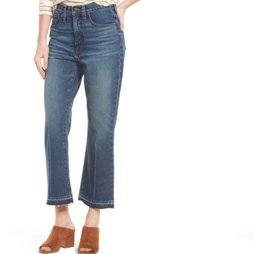 Madewell Retro Crop Bootcut Jeans